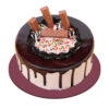 kit kat chocolate drip cake