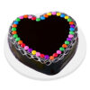 Dark Chocolate Heart Cake